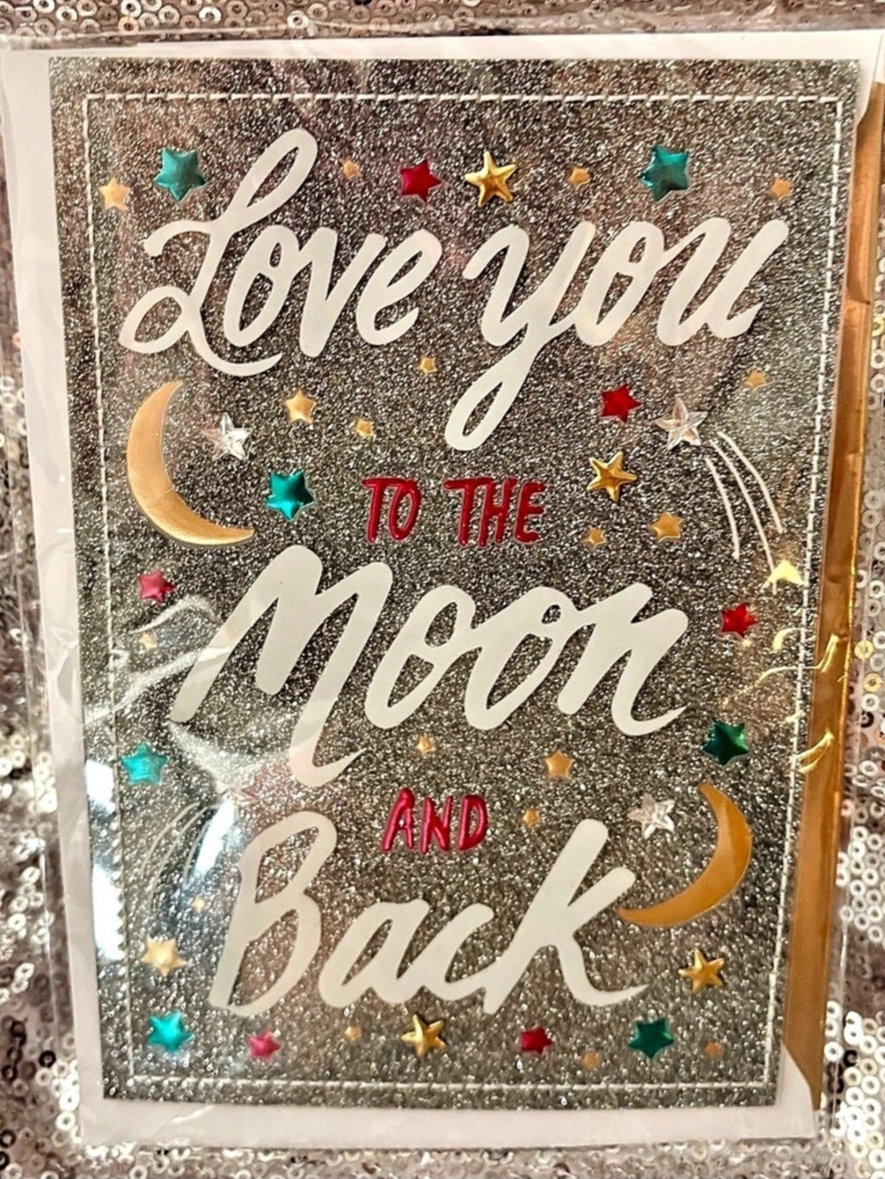Signature Love You to the Moon and Back Card NWT